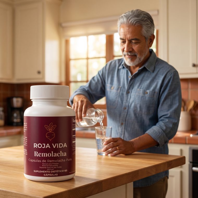 The bottle on a kitchen counter at home